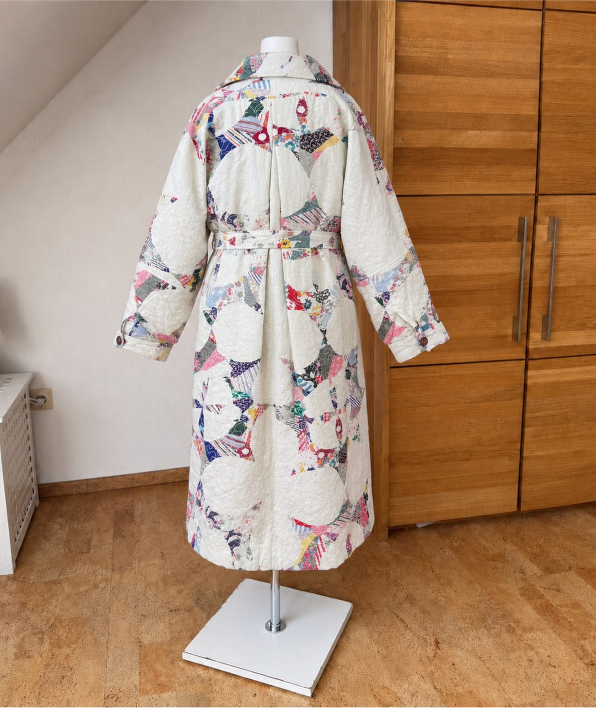 Ariana Coat | Oversized Quilted Coat Pattern | Fully Lined Button Up Jacket with Belt | Sizes XXS–2XL | Instant PDF Download