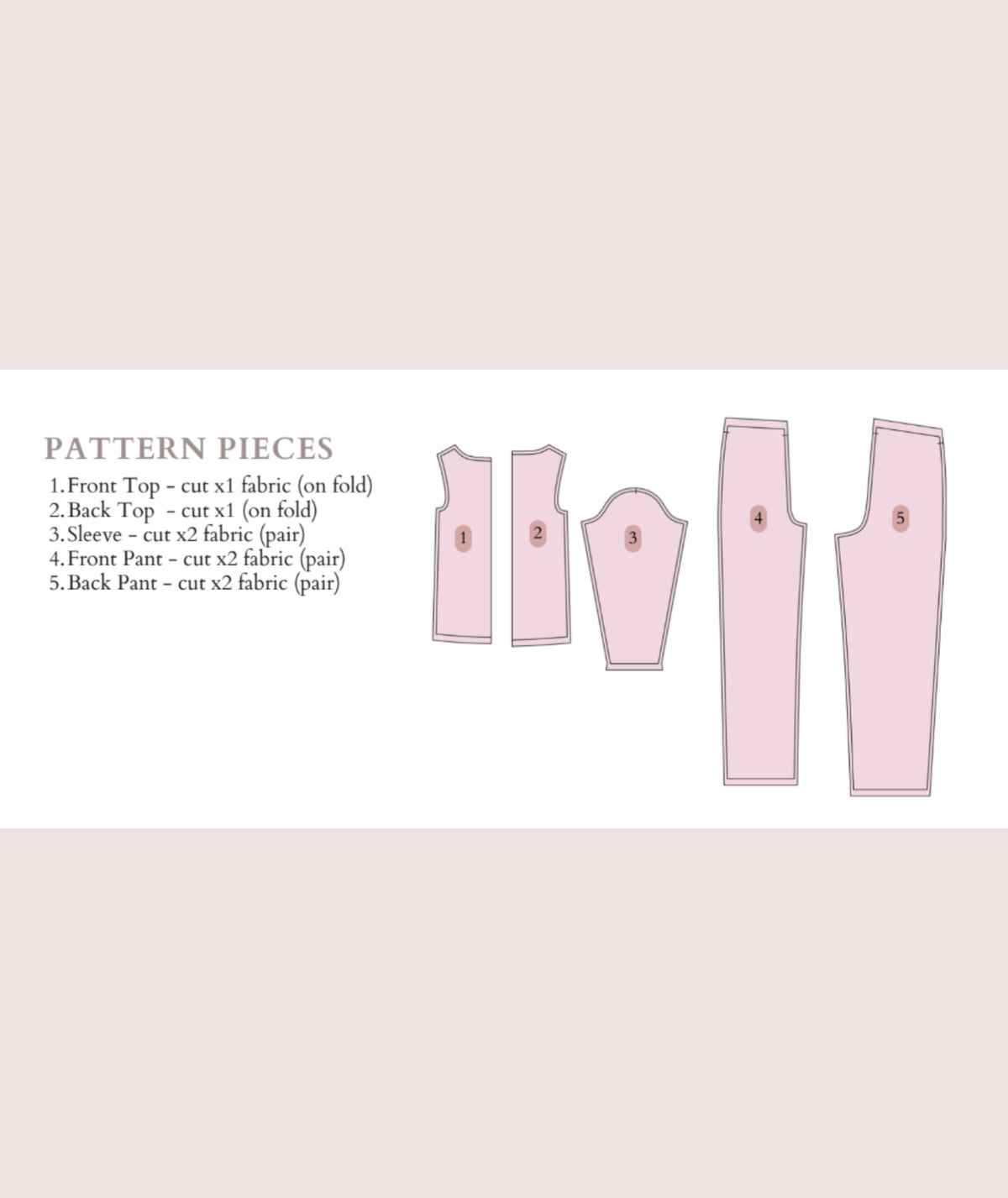 Tereza Set |Two Piece Loungewear Pattern | Long Sleeve Boat Neck Top & Elastic Waist Bias Pants | Beginner Friendly | Sizes XXS–2XL | PDF Download