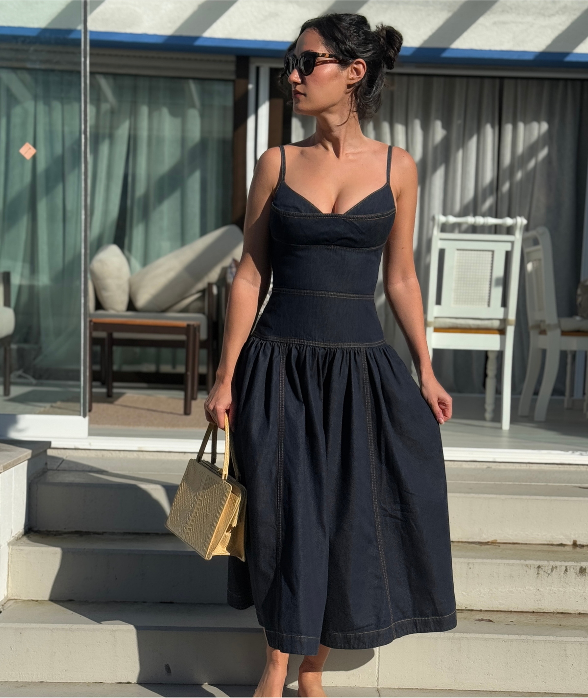 Verona Dress | Corset Style Midi Dress | Sweetheart Neck Panel Dress with Straps | Beginner Friendly | Sizes XXS–2XL | Instant PDF Download