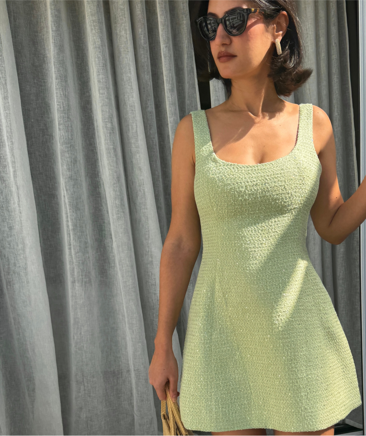 Jana Dress Sewing Pattern | Princess Seam Mini Dress Pattern | Fully Lined A-Line Dress with Scoop Neck | Beginner Friendly | Sizes XXS–2XL | Instant PDF Download