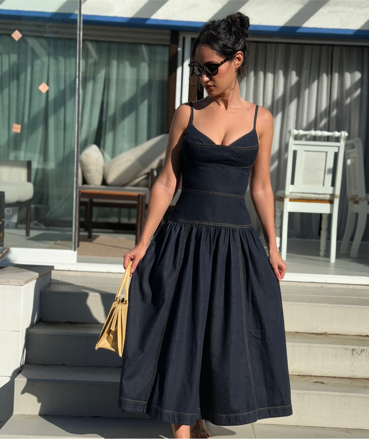 Verona Dress | Corset Style Midi Dress | Sweetheart Neck Panel Dress with Straps | Beginner Friendly | Sizes XXS–2XL | Instant PDF Download