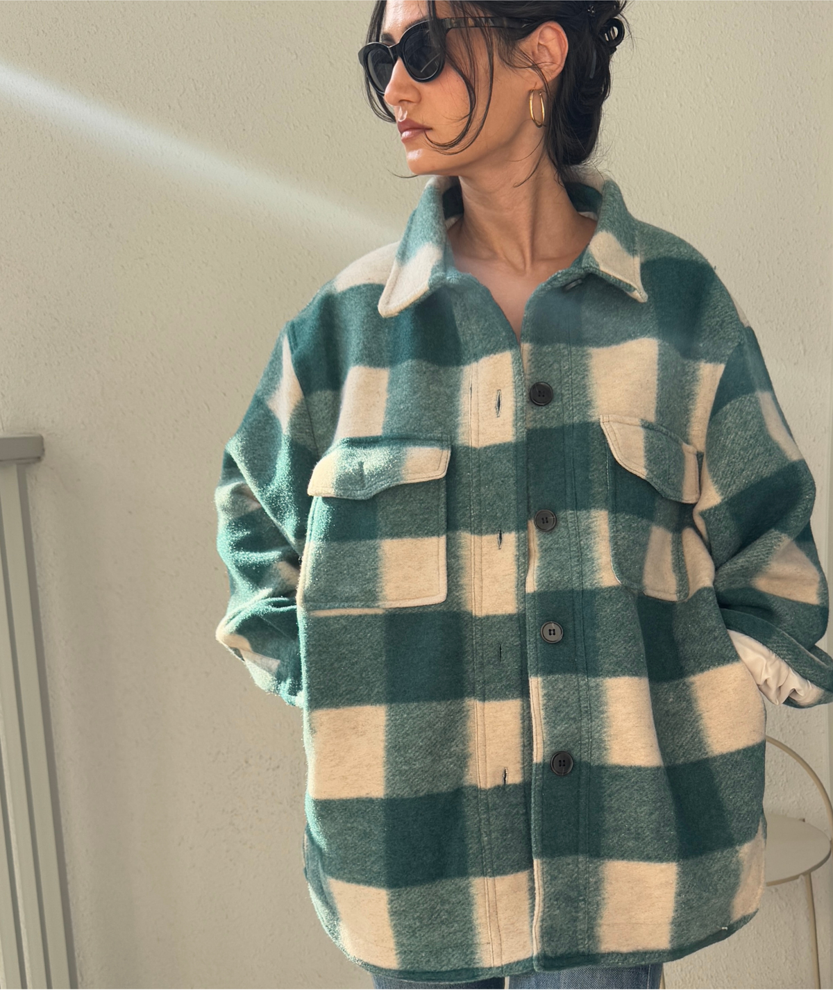 Avril Jacket Sewing Pattern | Oversized Shacket Jacket Pattern | Fully Lined Button-Up Coat | Sizes XXS–2XL | Instant PDF Download