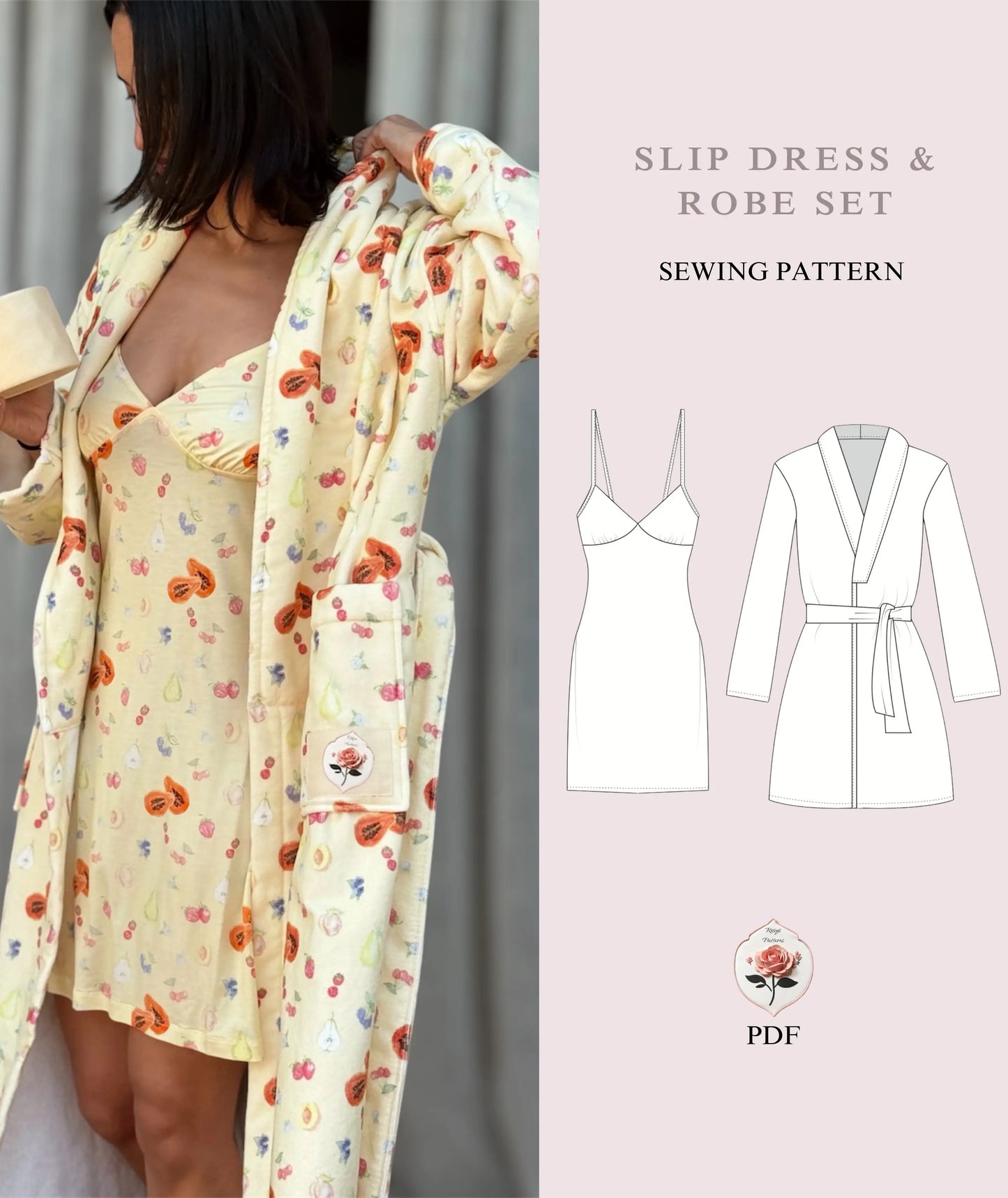 Robe & Slip Dress Sewing Pattern