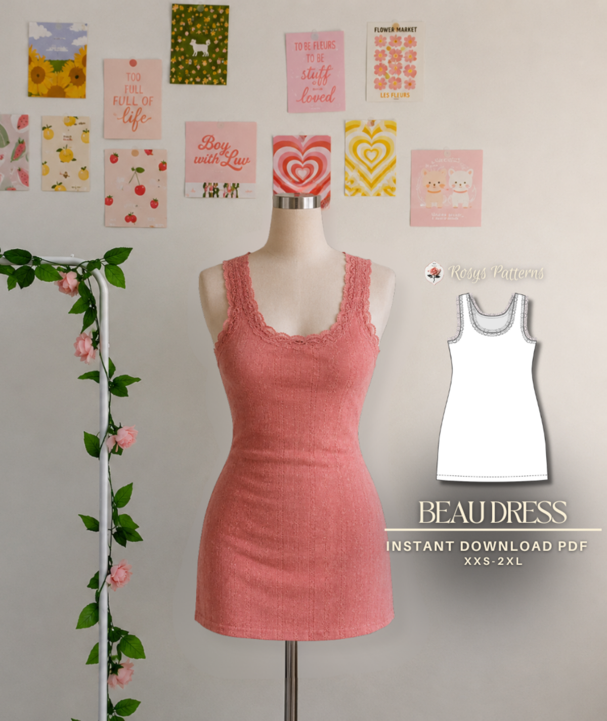 Tank Dress Beginner PDF Pattern