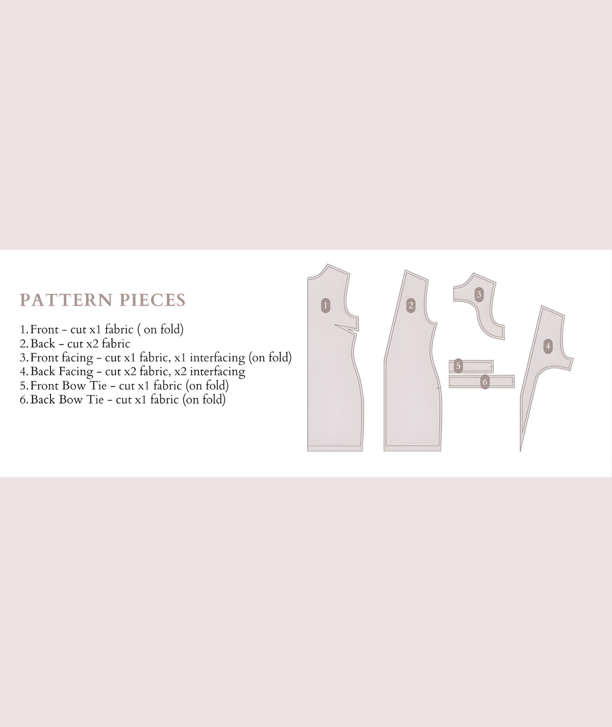Coquette Mini Dress Pattern | Low Back Shift Dress | Sizes XXS - 2XL | Mini Bow Dress | Instant PDF Download
