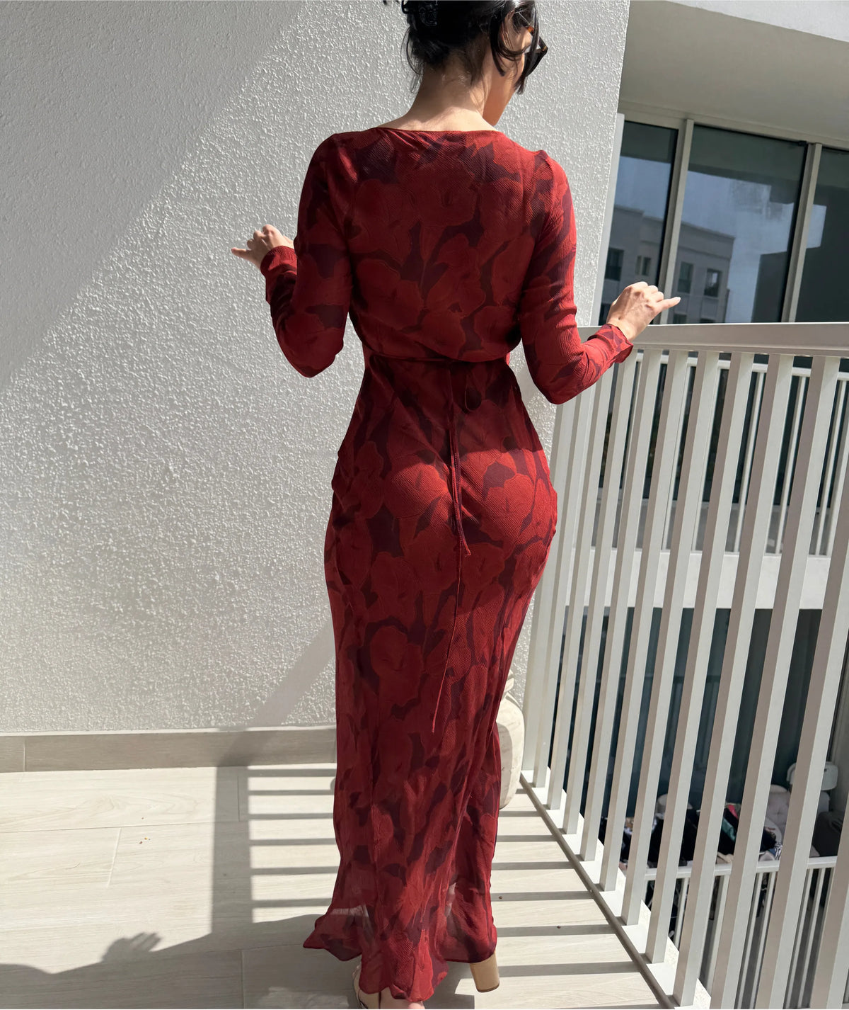 Bias Cut Maxi Dress Sewing Pattern | Sizes XXS–2XL | Long Sleeve Elegant Dress | Instant PDF Download