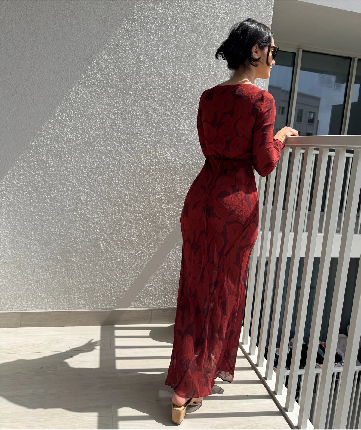 Bias Cut Maxi Dress Sewing Pattern | Sizes XXS–2XL | Long Sleeve Elegant Dress | Instant PDF Download