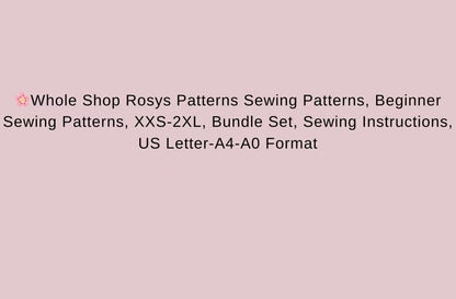 Whole Shop Bundle 29 PDF Patterns