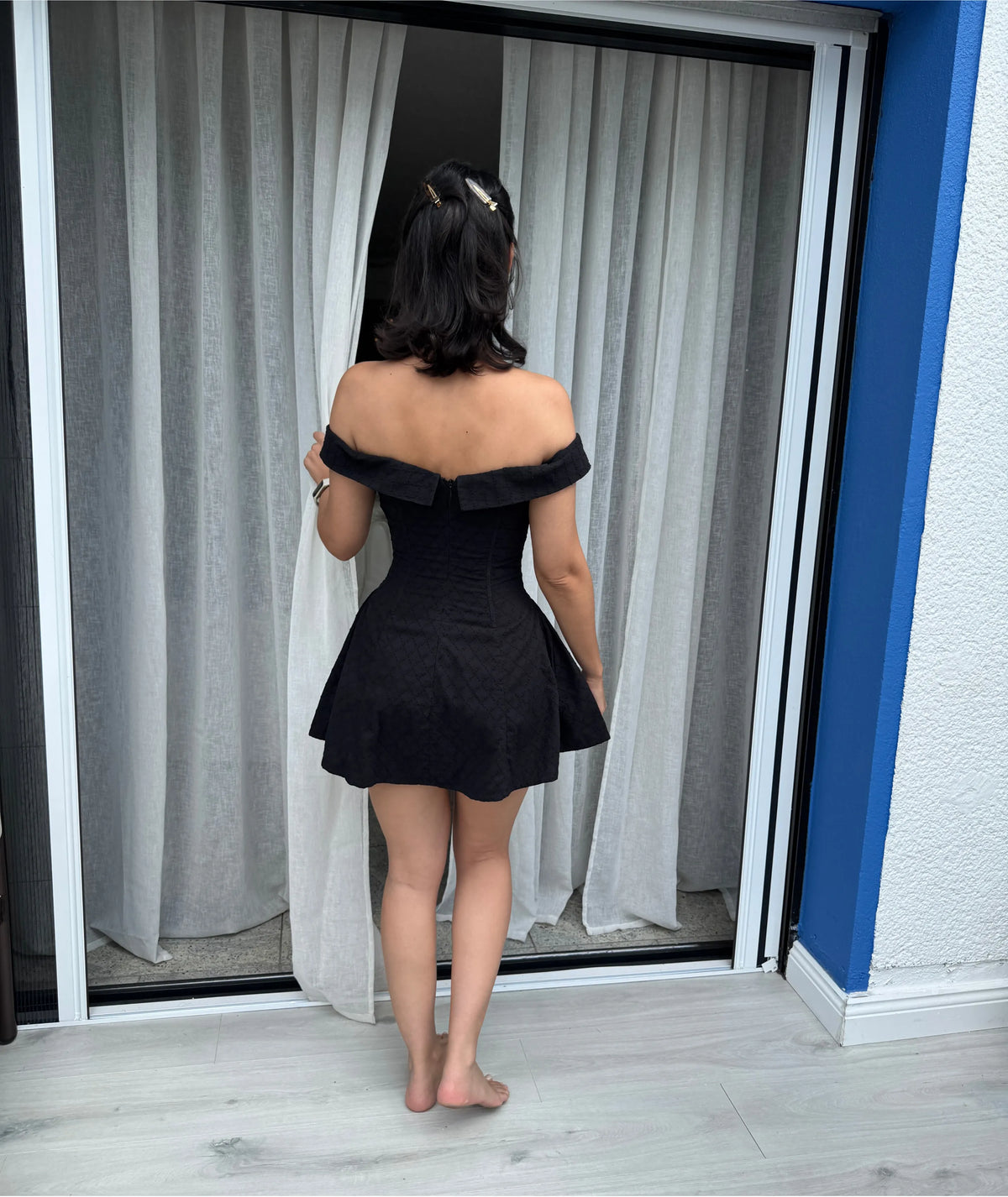 Off-Shoulder Mini Dress Sewing Pattern | Sizes XXS–2XL | Sweetheart Neckline Fit & Flare Dress | Instant PDF Download