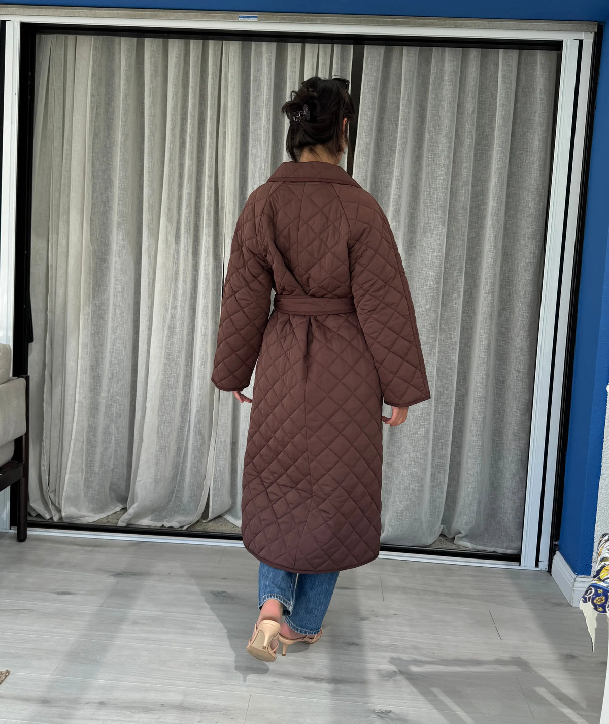 Quilted Coat Jacket Beginner Sewing Pattern PDF Size XXS-XXL