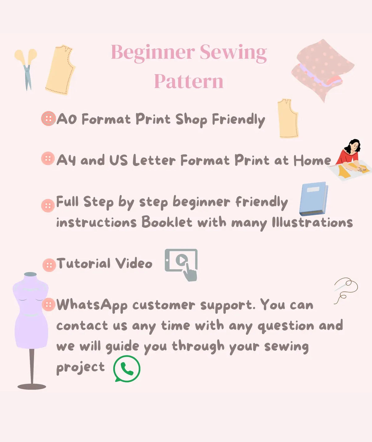 Crop Quilted Jacket Sewing Pattern Beginner Friendly PDF