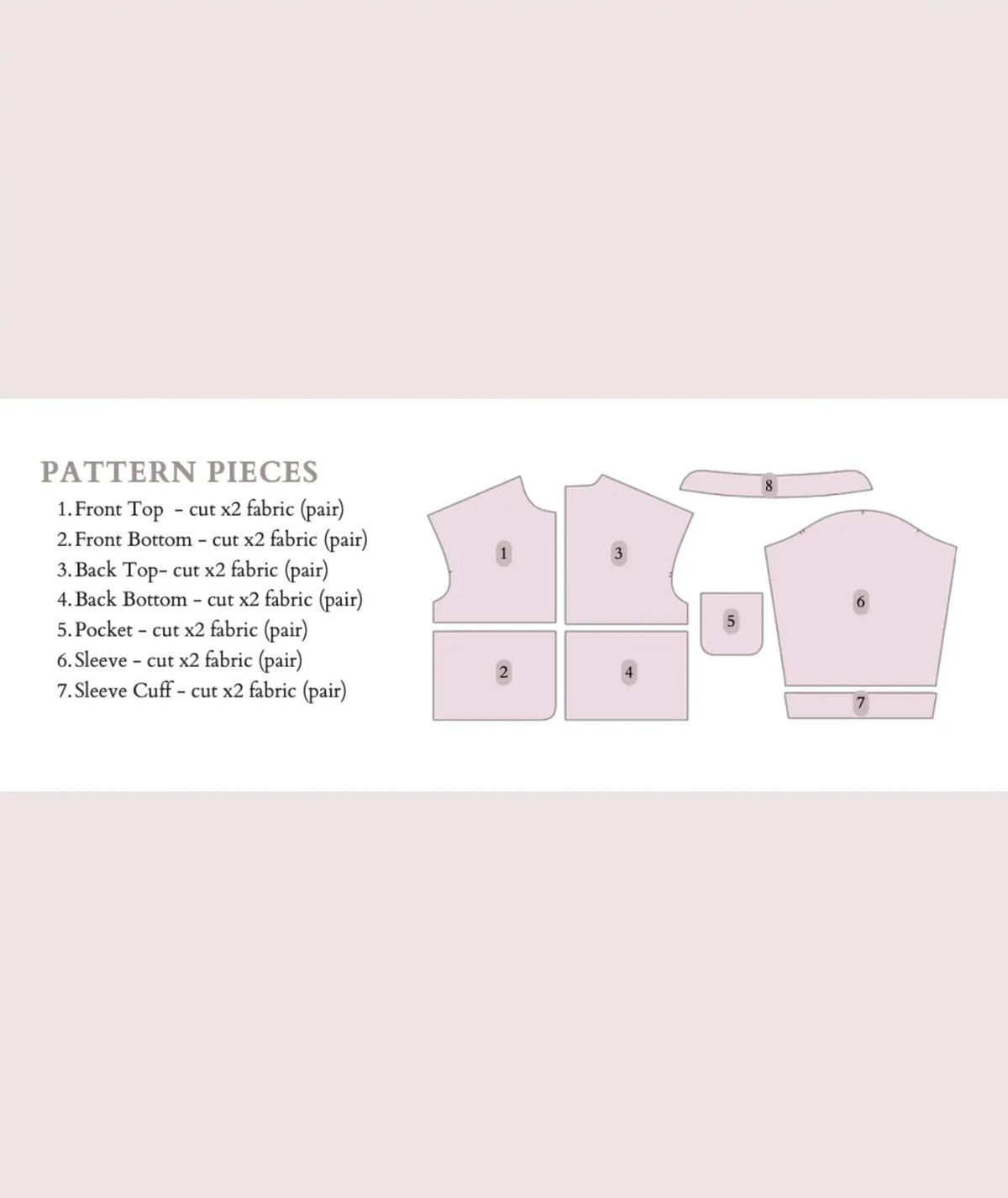 Crop Quilted Jacket Sewing Pattern Beginner Friendly PDF