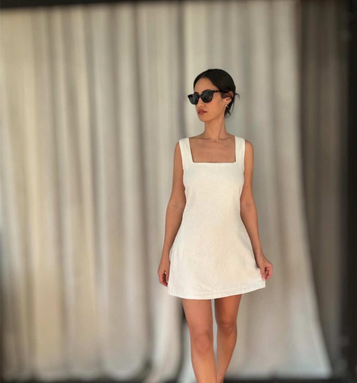 Anya Dress | Square Neck Mini Dress Pattern | A Line Mini Dress Pattern | Sewing Tutorial Video | Summer Dress Pattern | INSTANT DOWNLOAD
