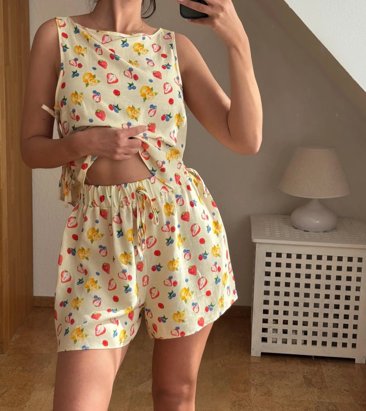 Crop Tie Top & Wide Leg Shorts Sewing Pattern